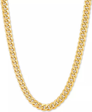 Miami Cuban Link 18" Chain Necklace (6Mm) in 10K Gold