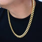 10K Yellow Gold 13Mm Thick Miami Cuban Link Chain Necklace, Mens Jewelry 20" - 30"