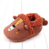 Baby Shoes Adorable Infant Slippers Toddler Baby Boy Girl Knit Crib Shoes Cute Cartoon Anti-Slip Prewalker Baby Slippers - Style 11