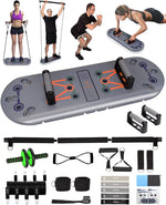 27-In-1 Portable Gym Equipment for Building Muscle, Push-Up Board, Resistance Bands