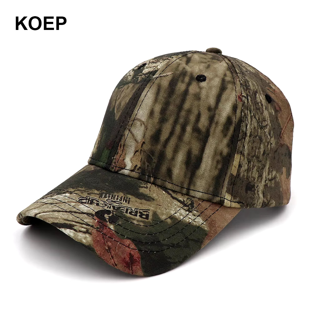 New Tree Camo Baseball Cap Fishing Caps Men Outdoor Hunting Camouflage Jungle Hat Hiking Casquette Hats