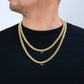 14K Yellow Gold 7.5Mm Miami Cuban Link Chain Necklace, Mens Womens Jewelry 16" - 30"