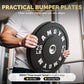 LB Bumper Plates Olympic Weight Plates, Bumper Weight Plates, Steel Insert, Strength Training.