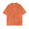 Oversize Snow Washed T-Shirt - Orange