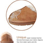 Women'S Comfy House Slippers Scuff Faux Fur House Shoes W/Indoor Outdoor Anti-Skid Rubber Sole(Camel,Small)