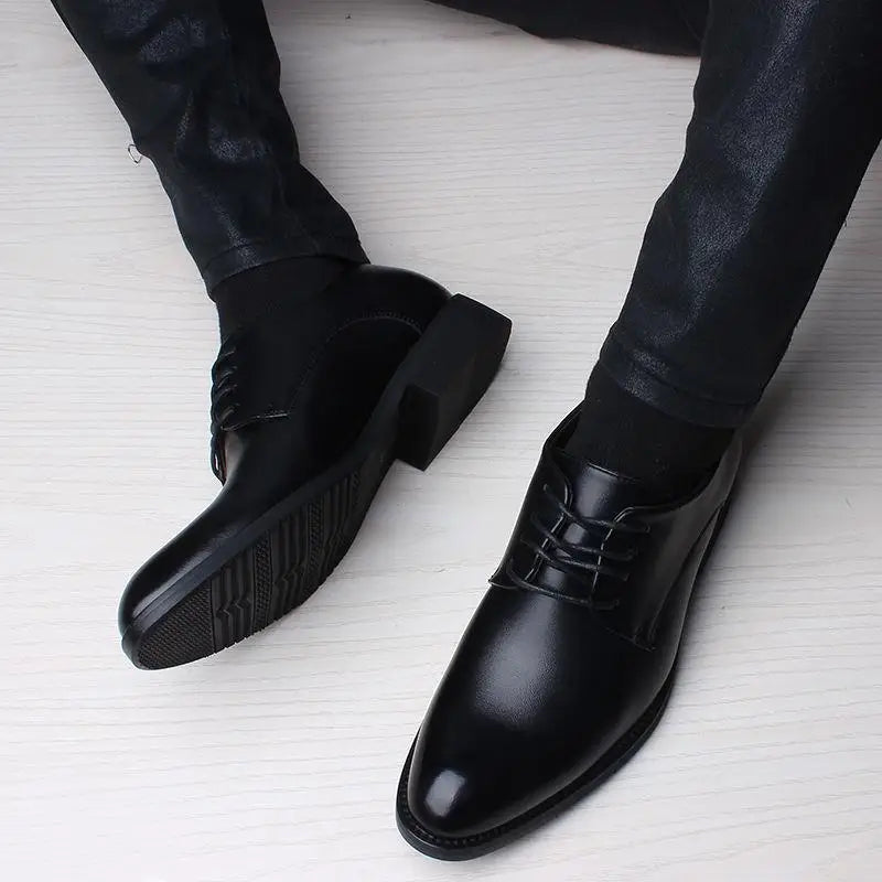 Fashion Slip New Men'S Dress Shoes Men'S Oxford Fashion Business Dress Men'S Shoes Classic Leather Suit Shoeshot Wedding Shoes