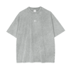 Oversize Snow Washed T-Shirt - Light Gray