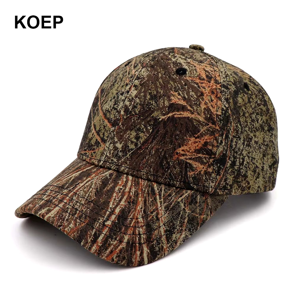 New Tree Camo Baseball Cap Fishing Caps Men Outdoor Hunting Camouflage Jungle Hat Hiking Casquette Hats