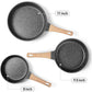 Frying Pans Nonstick, Induction Frying Pan Set Granite Skillet Pans for Cooking Omelette Pan Cookware Set with Heat-Resistant Handle, Christmas Gift for Women (8" &9.5" &11")