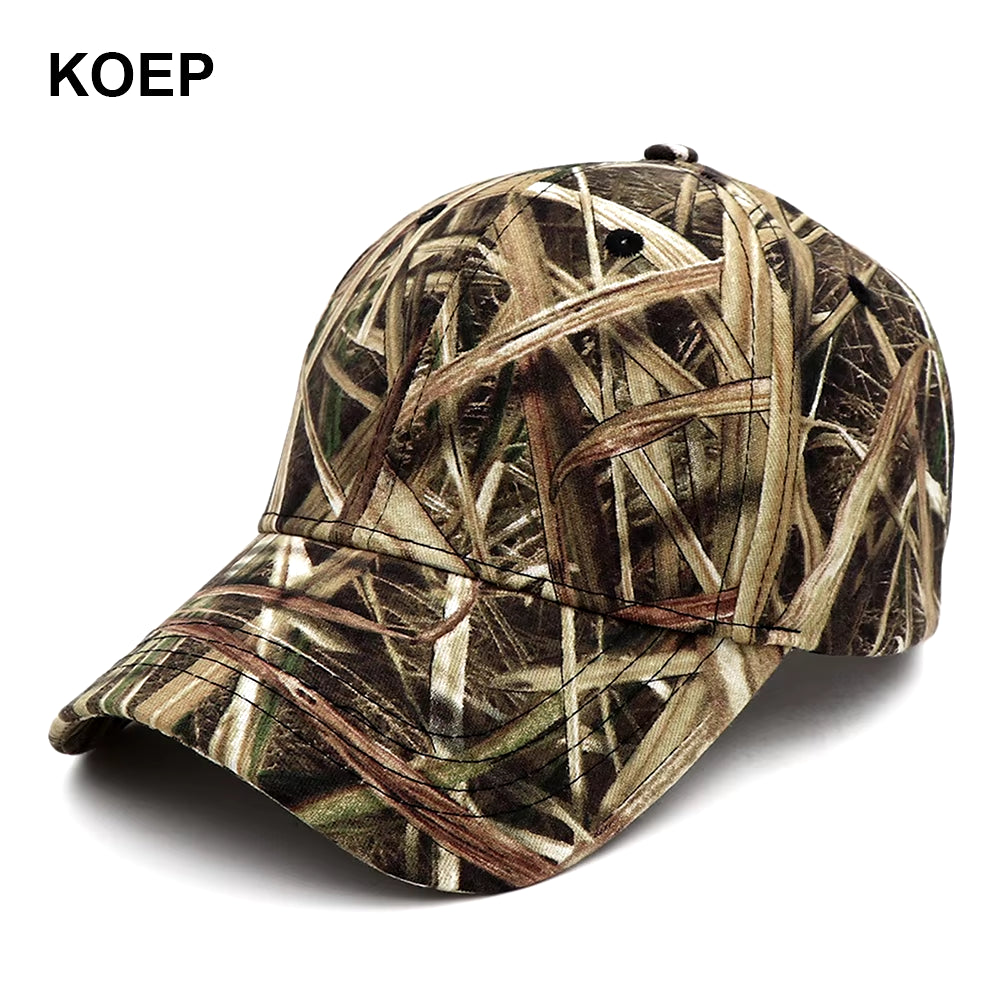 New Tree Camo Baseball Cap Fishing Caps Men Outdoor Hunting Camouflage Jungle Hat Hiking Casquette Hats