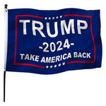 3 Ft X 5 Ft Polyester Trump 2024 Take America Back Outdoor Flag, UV Resistant