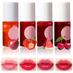 Long Lasting Lip Gloss, Lip Tint Stain Set, Lip Stain Long Lasting Waterproof, Moisturizing Non Sticky Lip Stain, Shiny Glossy Lipgloss, Matte Finish Lip Makeup (4Pcs, 1)