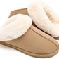 Womens Slippers Fur Slippers Ladies House Bedroom Shoes with Anti-Slip Sole for Indoor Outdoor