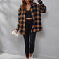 SHEIN LUNE Plaid Print Drop Shoulder Shirt