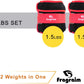 Adjustable Ankle Weights 1-3/4/5/6/8/10/12/15/20 LBS Pair with Removable Weight for Jogging, Gymnastics, Aerobics, Physical Therapy