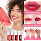 Long Lasting Lip Gloss, Lip Tint Stain Set, Lip Stain Long Lasting Waterproof, Moisturizing Non Sticky Lip Stain, Shiny Glossy Lipgloss, Matte Finish Lip Makeup (4Pcs, 1)