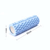 30Cm Yoga Column Foam Fitness Muscle Training Pilates Sports Massage Foam Roller Grid Trigger Point Therapy Home Gym Exercise - Blue