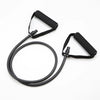 5 Levels Resistance Hot Yoga Pull Rope Bands Handles Elastic Sports Bodybuild Home Gym Workouts Muscle Training Rubber Tube Band - Black