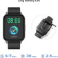 Smart Watch for Android Ios Phones, 1.69" Touch Screen Smartwatch for Men, Fitness Tracker Watch with Heart Rate Blood Pressure Monitor, Pedometer Running Watch, IP68 Waterproof Bluetooth Watch