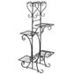 5 Tiered Tall Plant Stand Indoor Iron Planter Shelf Rack Garden Metal Flower Pots Display Holder Outdoor