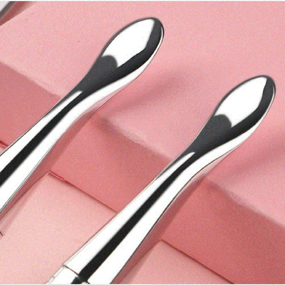 2PCS Rose Gold Face Mask Brush Applicator Soft Fiber Facial Mud Mask Applicator Brush Best for Facials Mud Clay Mask DIY Modeling Mask Body Lotion and BB CC Cream