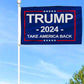 3 Ft X 5 Ft Polyester Trump 2024 Take America Back Outdoor Flag, UV Resistant