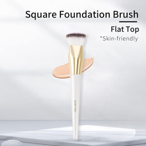 Square Foundation Brush for Liquid Makeup by , Flat Foundation Brush, Liquid Foundation Brush, Flat Makeup Brush, Liquid Foundation Makeup Brush, Cream Contour Brush for Cream Makeup. 160-4E