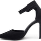 Marneena-2 Women'S Suede High Heel with Lightly Pointed Toe Dress Pump Comfortable Work Shoes