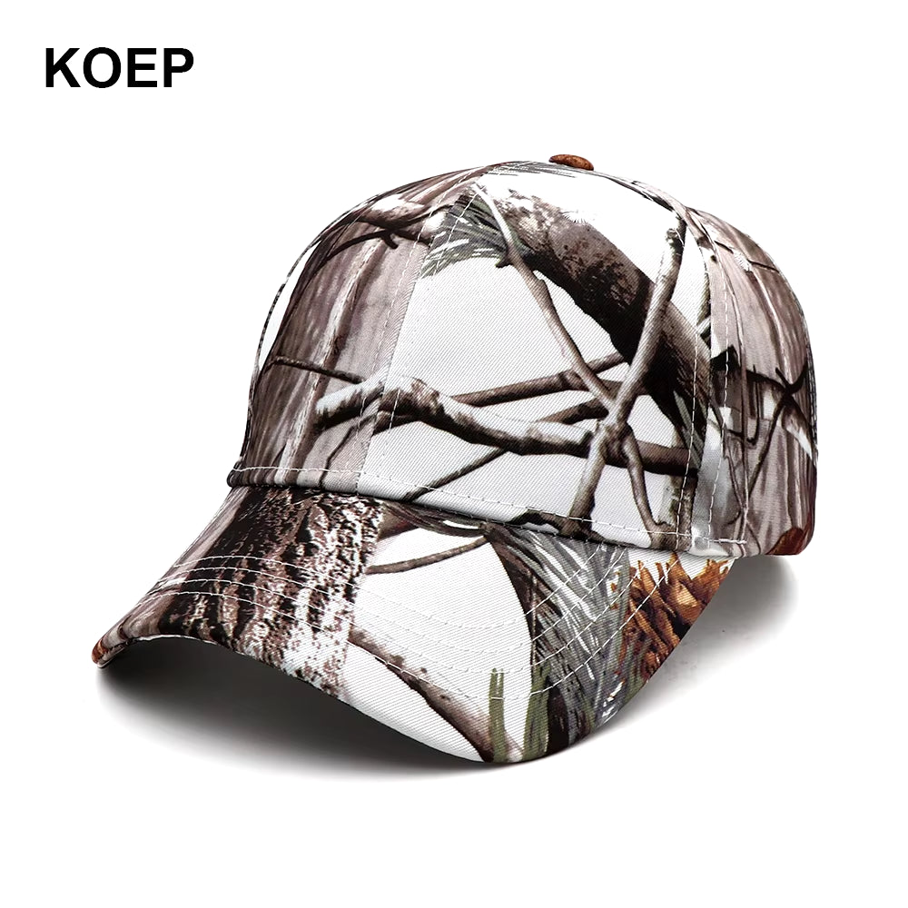 New Tree Camo Baseball Cap Fishing Caps Men Outdoor Hunting Camouflage Jungle Hat Hiking Casquette Hats