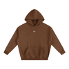 Oversize Fleeced Hoodie - Brown