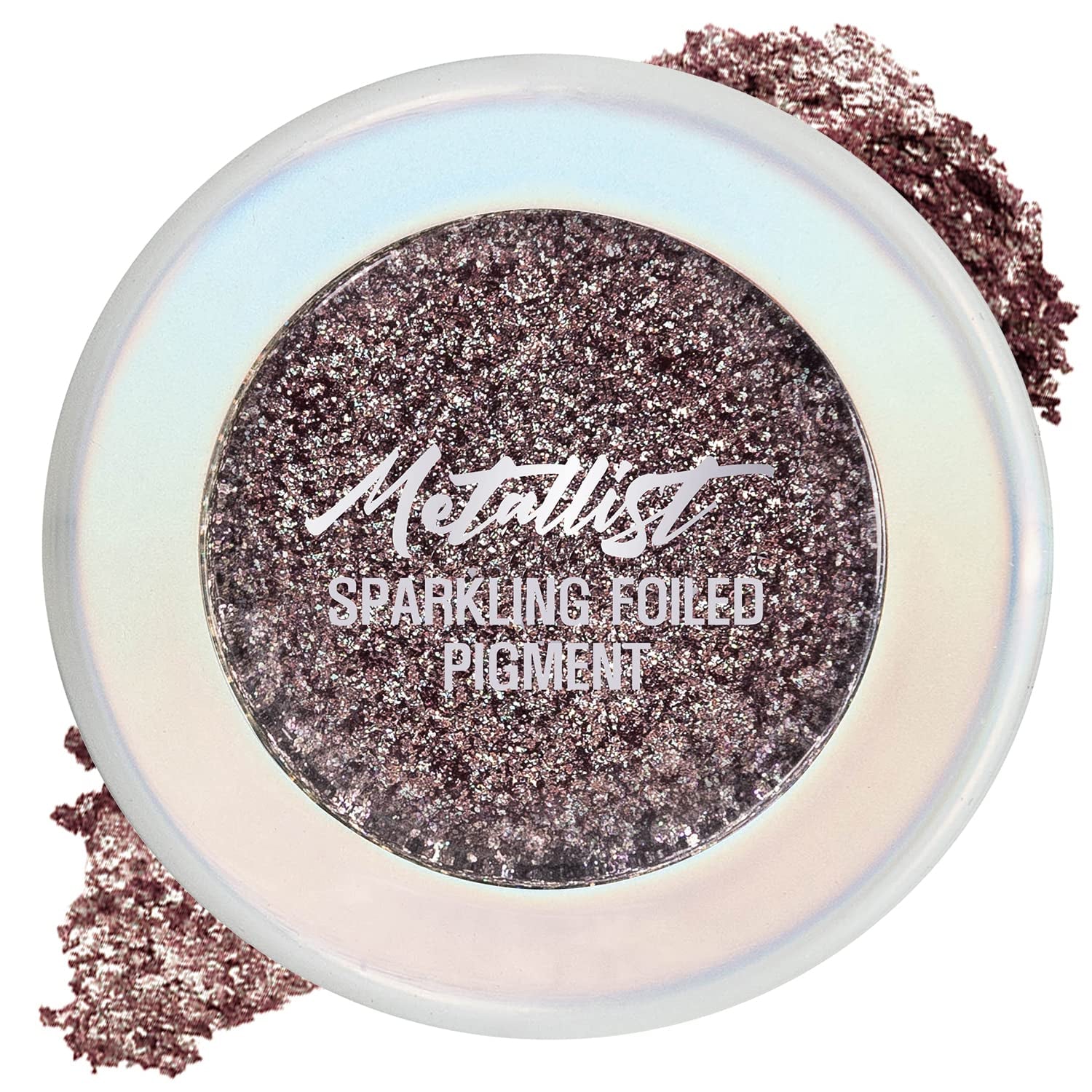 Metallist Sparkling Foiled Pigment (#5 Holo Mulberry) - Diamond and Pearl Powders to Create Holographic Look - Dazzling Sparkles Gorgeous Glitter Eye Shadow