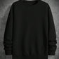 Manfinity Homme Men'S Drop Shoulder Plain Long Sleeve Going Out Casual Sweatshirt, Boyfriend Gift