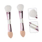 2Pcs Makeup Brush Cosmetics Brush Tool Blush Brush Multifunctional Makeup Tool Dual Headed Cosmetics Brush Concealer Brush Portable Cosmetics Brush Multi Tool Cosmetic Brush Alloy